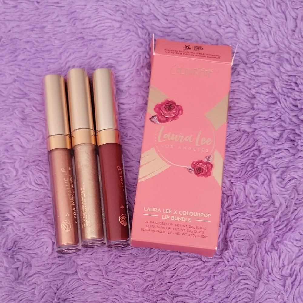 ColourPop Laura Lee Lip Gloss Trio - Wham, Bam, Glam